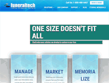 Tablet Screenshot of funeraltech.com